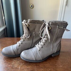 Stylish Gray Ankle Boots
